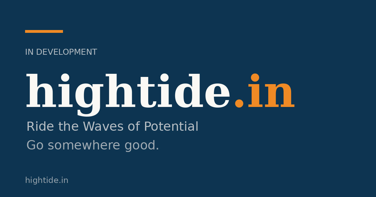 Link preview image for hightide.in